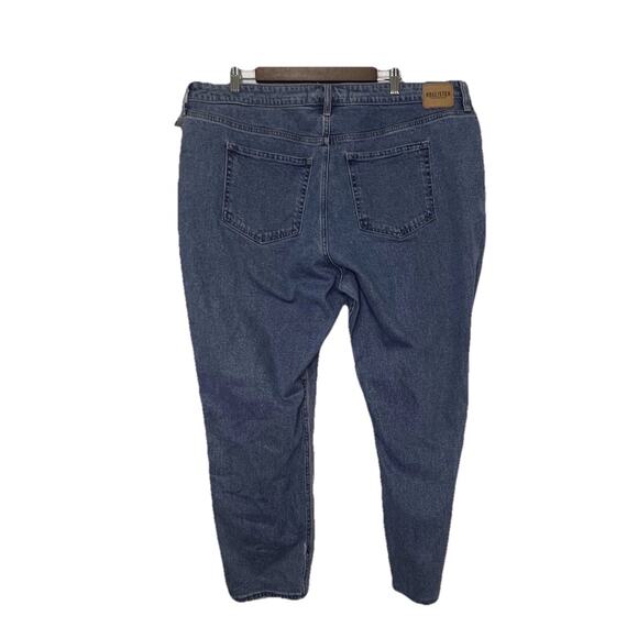 Hollister Ultra High-Rise Mom Jean Light Wash Size 21 L (W35-L29) Rhinestones - Picture 2 of 9